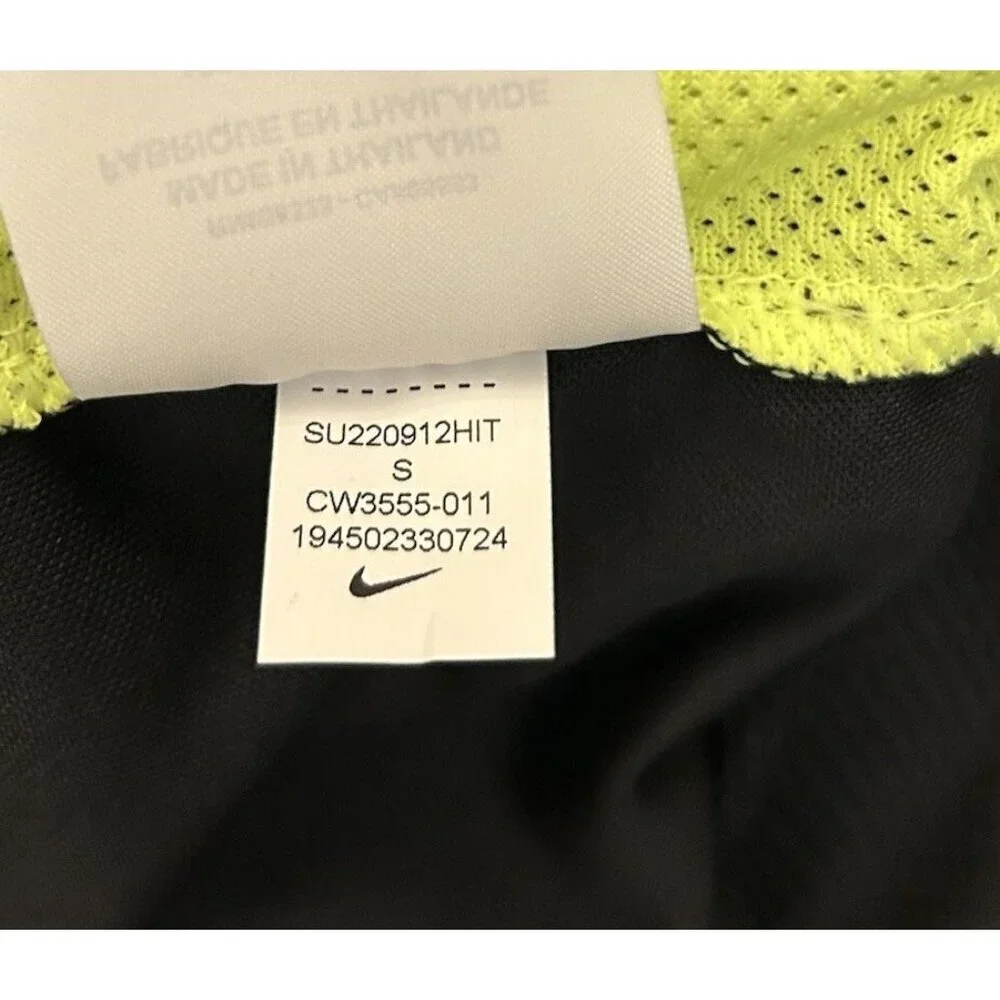 Nike Soccer Jersey Top Short Sleeves Black Green Women's Size S - Small - NWT$50